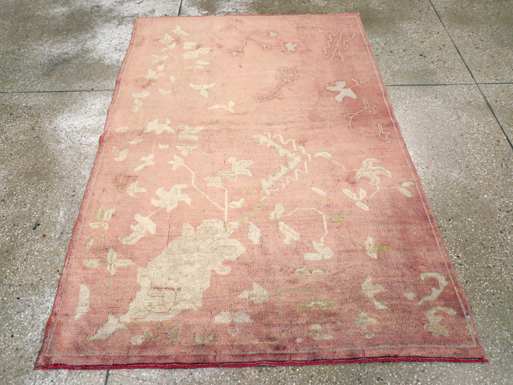 Antique Turkish Oushak Rug, No.25336 - Galerie Shabab