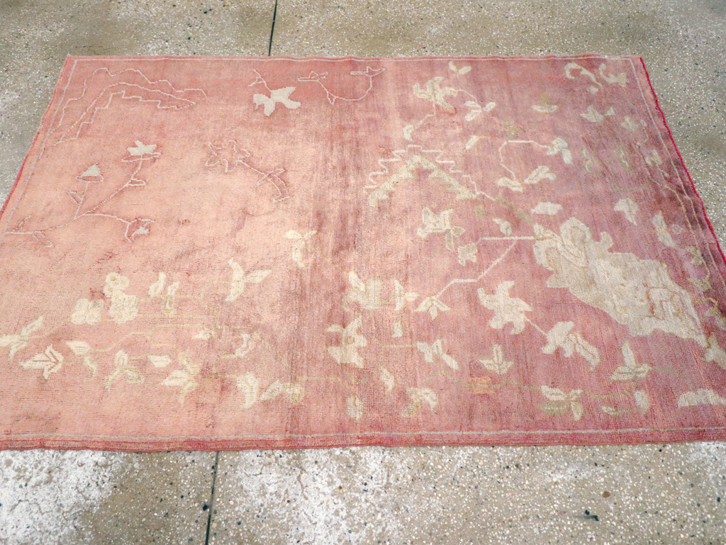 Antique Turkish Oushak Rug, No.25336 - Galerie Shabab