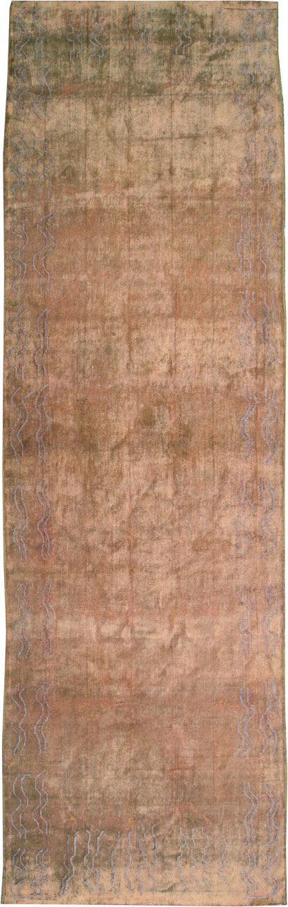 Antique Turkish Oushak Runner, No.25339 - Galerie Shabab