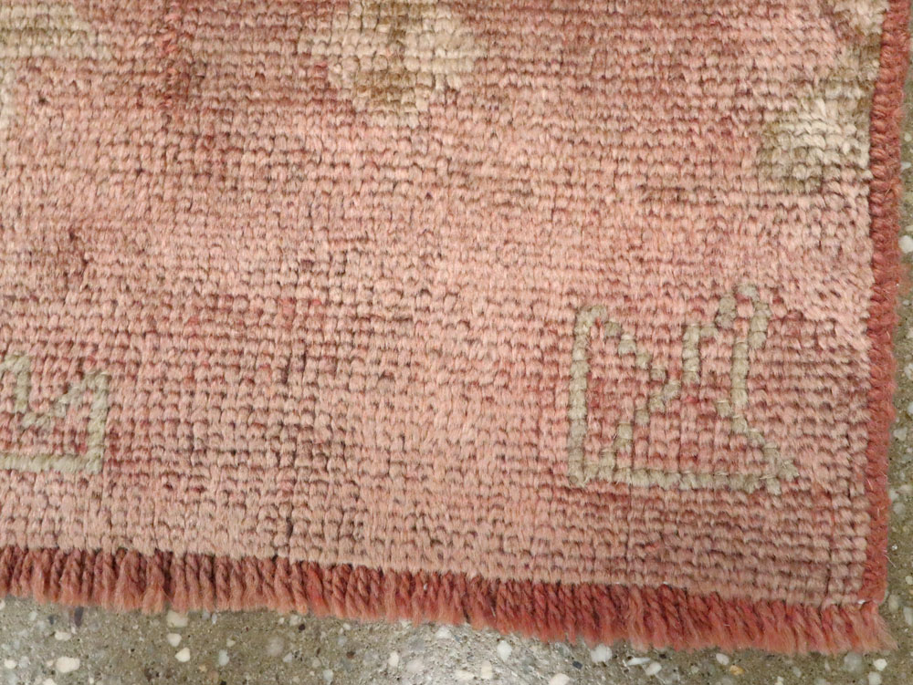 Antique Turkish Oushak Rug, No.25343 - Galerie Shabab