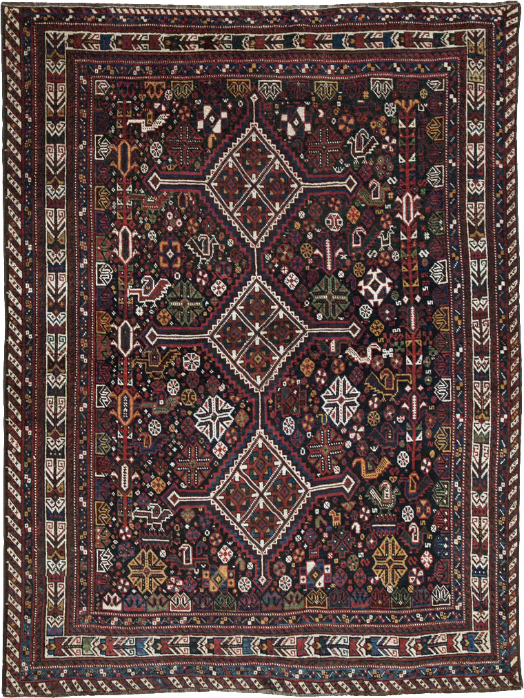 Vintage Persian Afshar Rug, No.25345 - Galerie Shabab