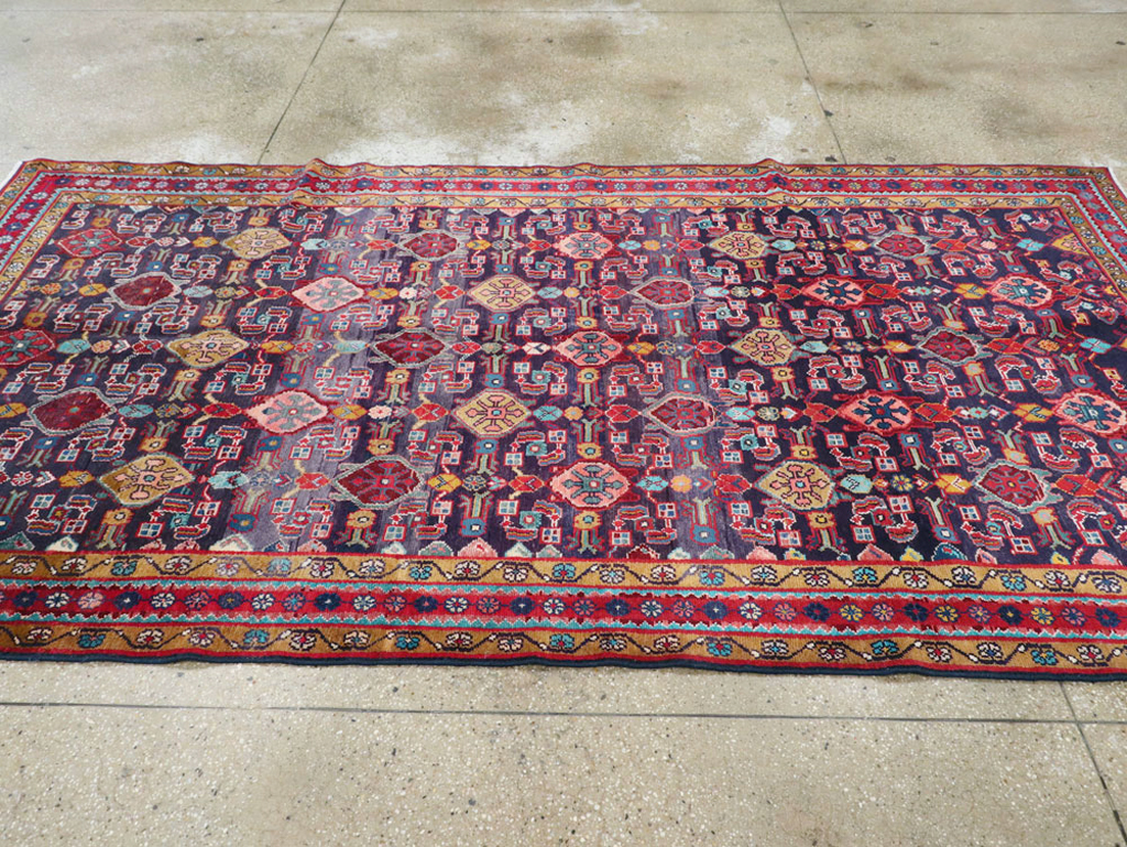 Vintage Persian Malayer Gallery Carpet, No.25347 - Galerie Shabab