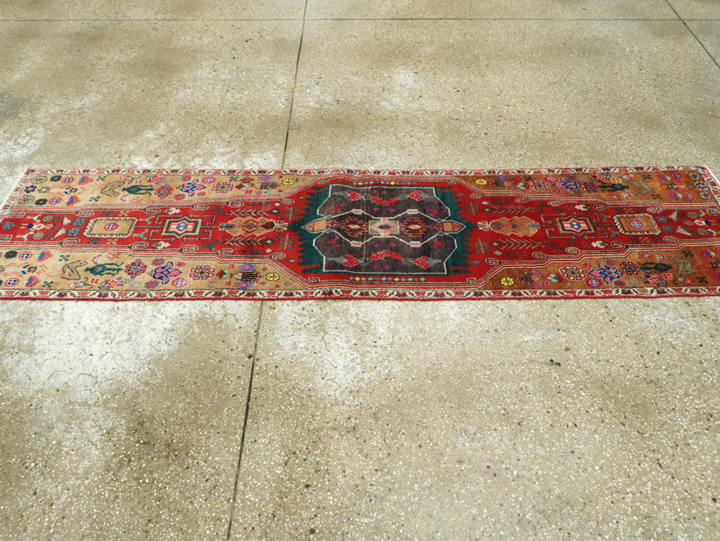 Vintage Persian Tabriz Runner, No.25348 - Galerie Shabab