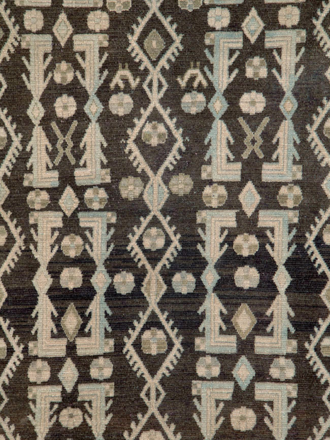 Vintage Persian Malayer Gallery Carpet, No.25352 - Galerie Shabab