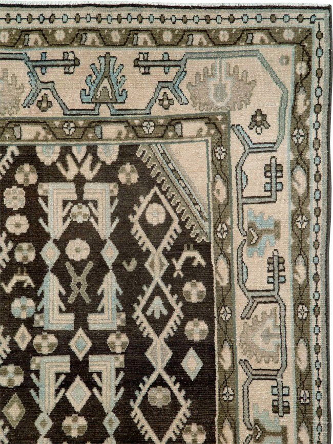 Vintage Persian Malayer Gallery Carpet, No.25352 - Galerie Shabab