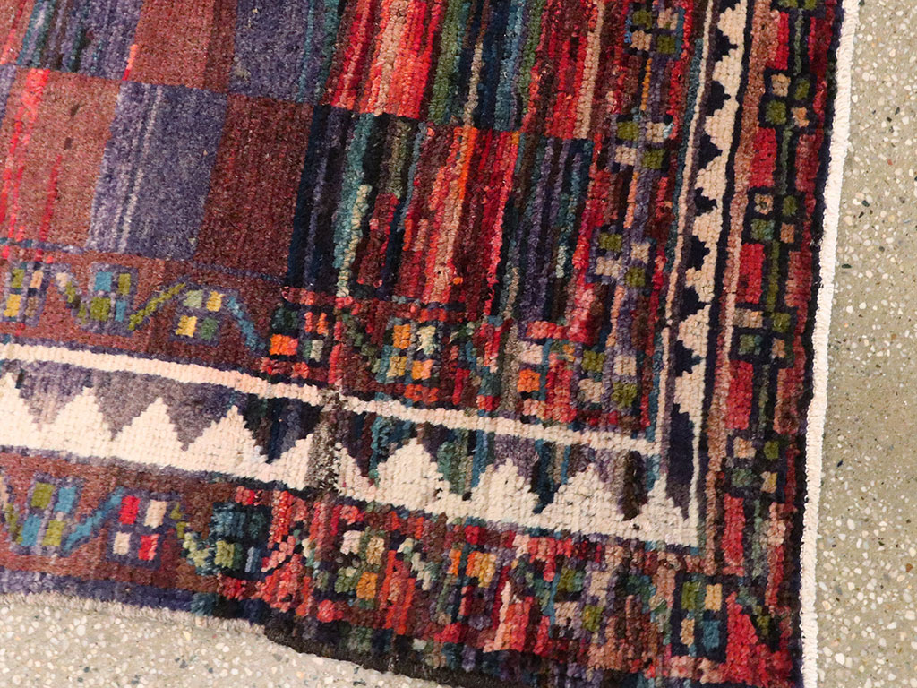 Vintage Persian Gabbeh Rug, No.25354 - Galerie Shabab