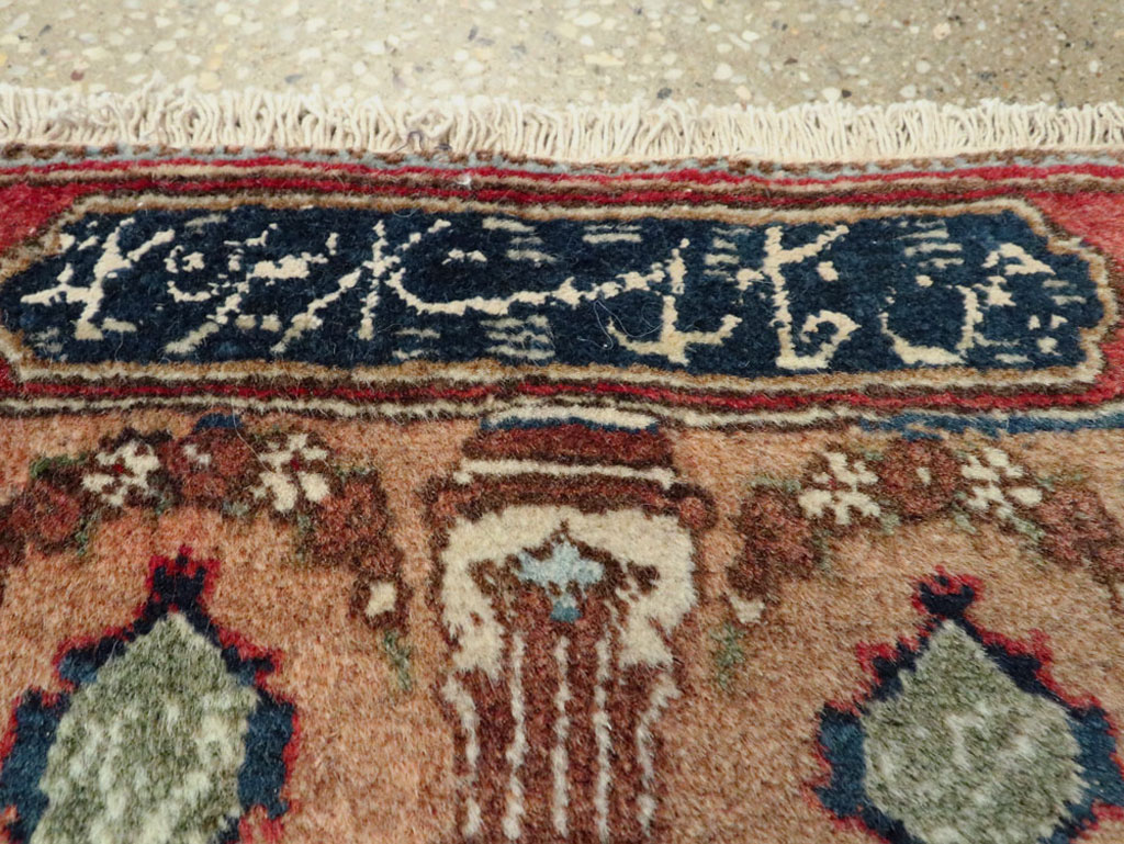 Vintage Persian Tabriz Pictorial Rug, No.25359 - Galerie Shabab