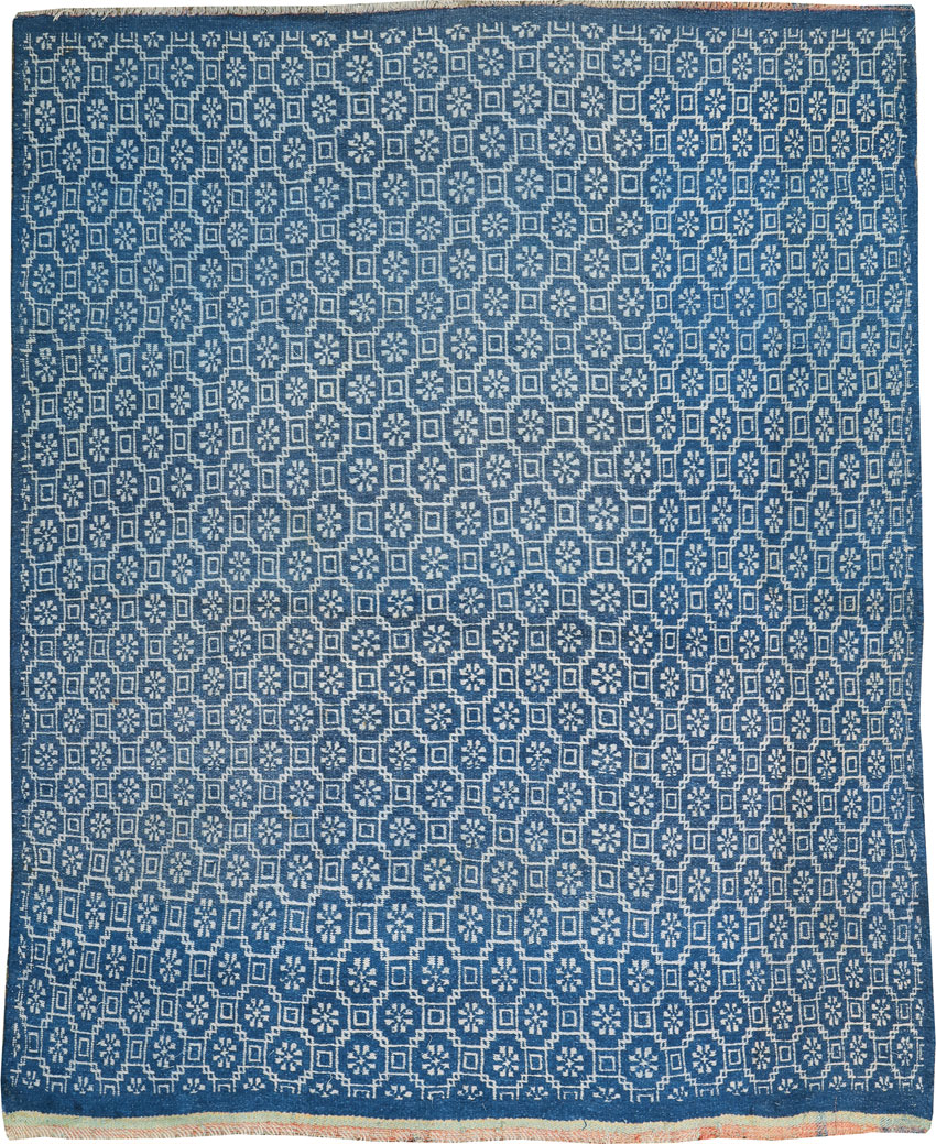 Vintage Persian Flatweave Carpet, No.25360 - Galerie Shabab
