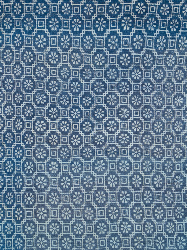 Vintage Persian Flatweave Carpet, No.25360 - Galerie Shabab