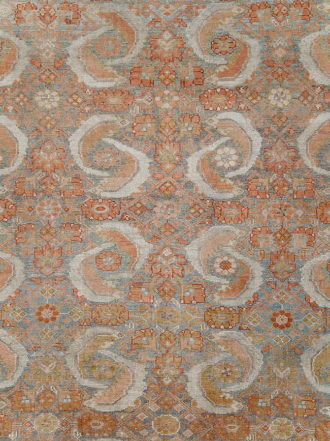 Antique Persian Malayer Room Size Carpet, No.25368 - Galerie Shabab