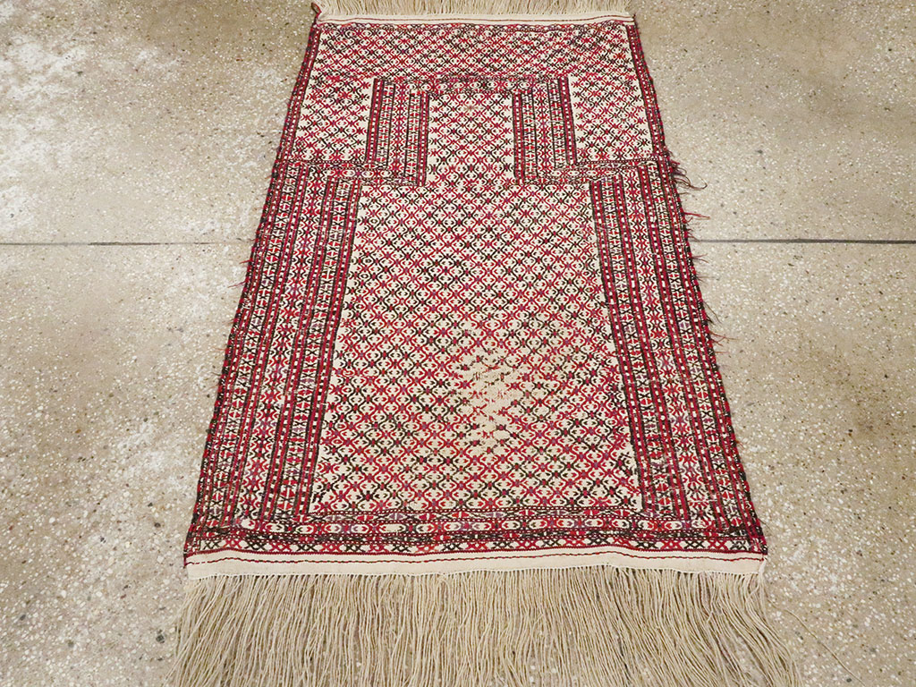Antique Central Asian Turkoman Flatweave Kilim, No.25369 - Galerie Shabab