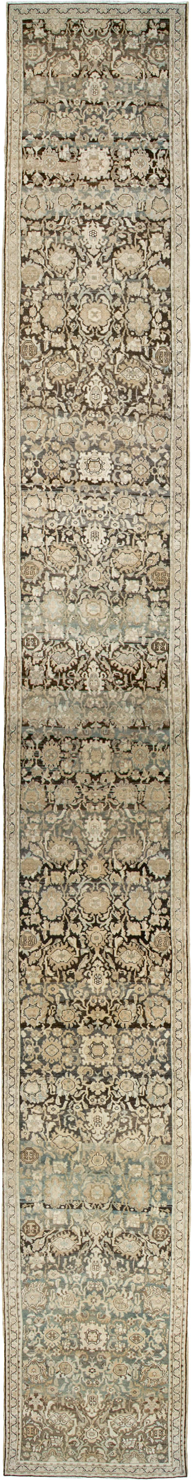 Vintage Persian Malayer Runner, No.25373 - Galerie Shabab
