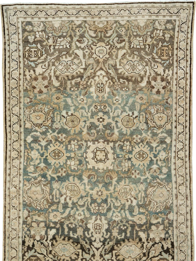 Vintage Persian Malayer Runner, No.25373 - Galerie Shabab