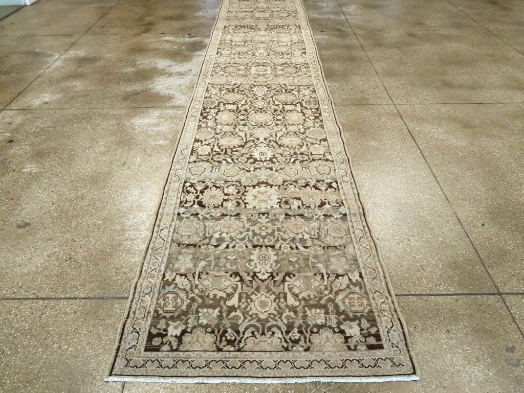 Vintage Persian Malayer Runner, No.25373 - Galerie Shabab