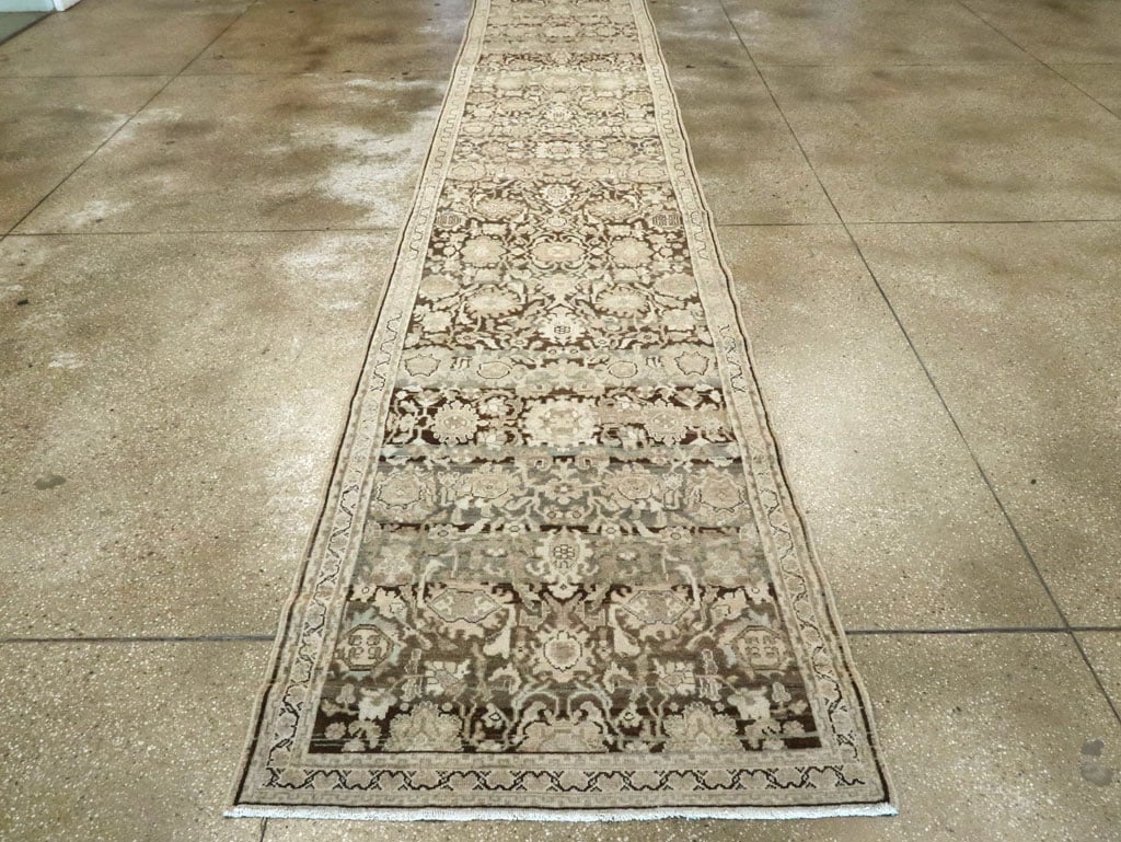 Vintage Persian Malayer Runner, No.25373 - Galerie Shabab