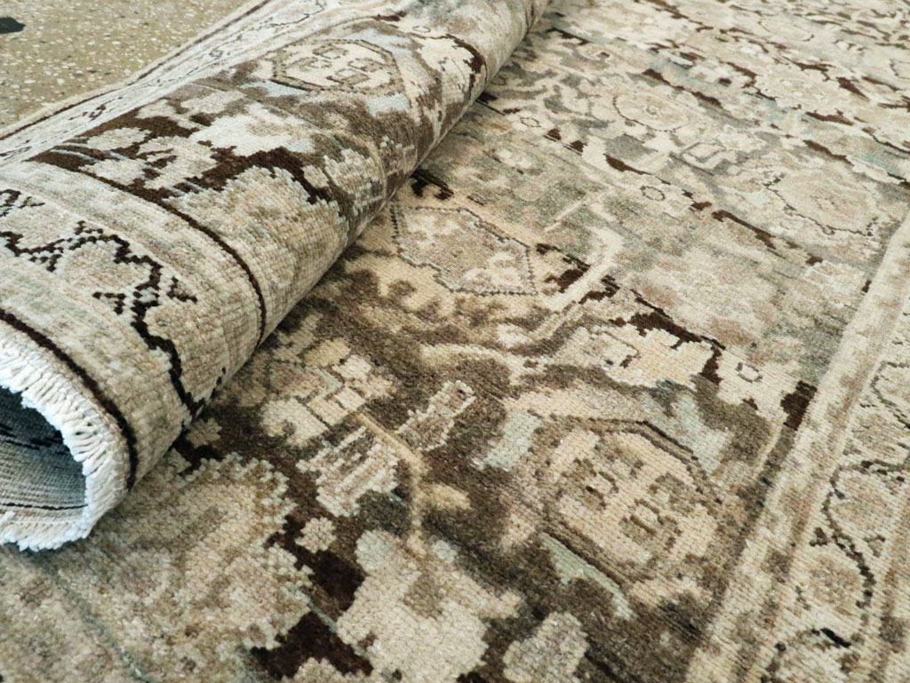 Vintage Persian Malayer Runner, No.25373 - Galerie Shabab