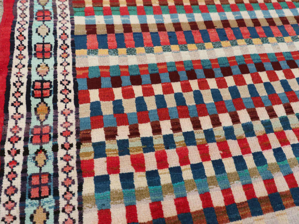 Vintage Persian Hamadan Runner, No.25375 - Galerie Shabab