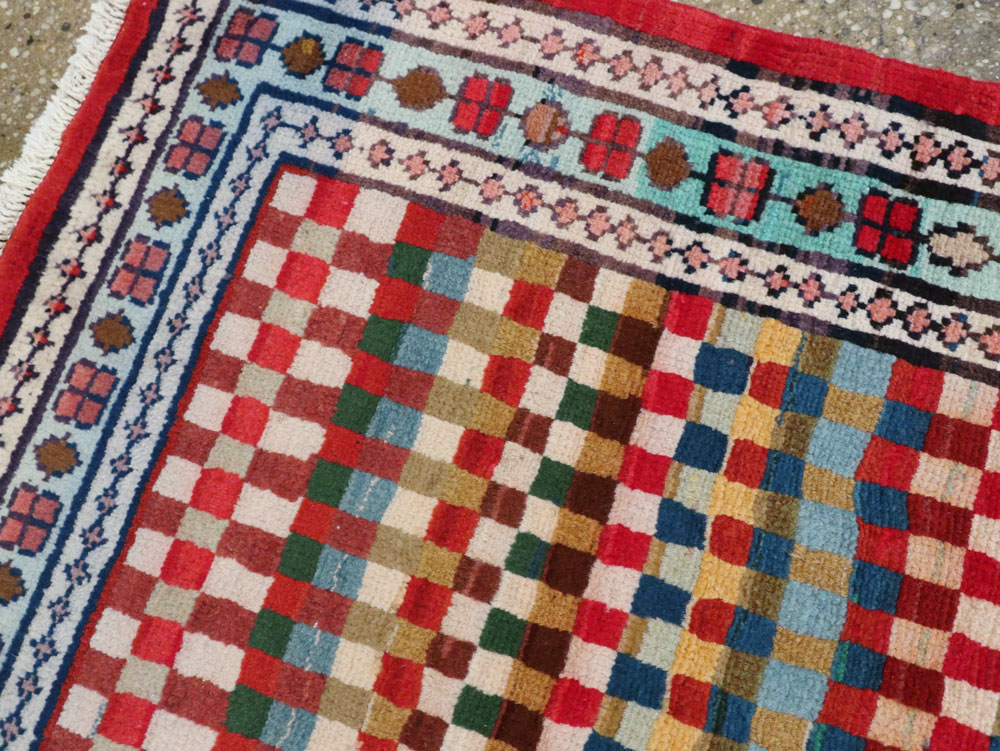 Vintage Persian Hamadan Runner, No.25375 - Galerie Shabab