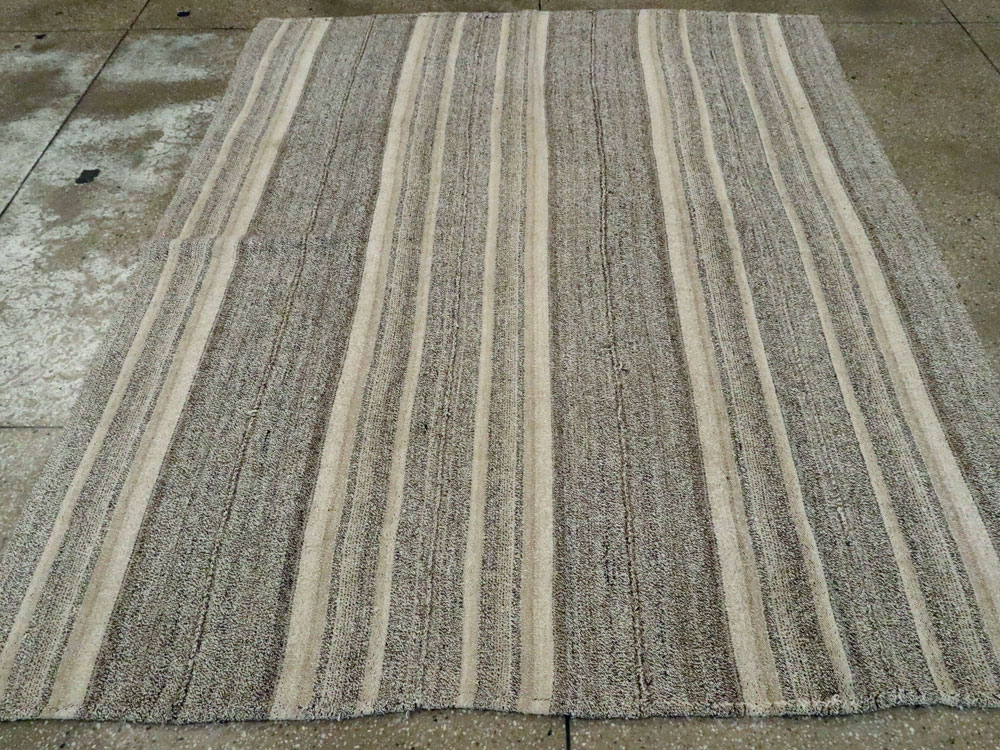 Vintage Persian Flatweave Rug, No.25382 - Galerie Shabab