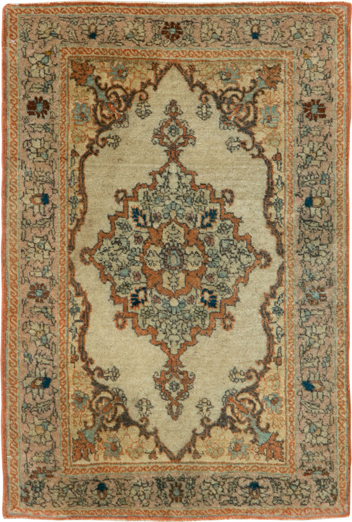 Antique Persian Tabriz Hagi Jalili Rug, No.25388 - Galerie Shabab