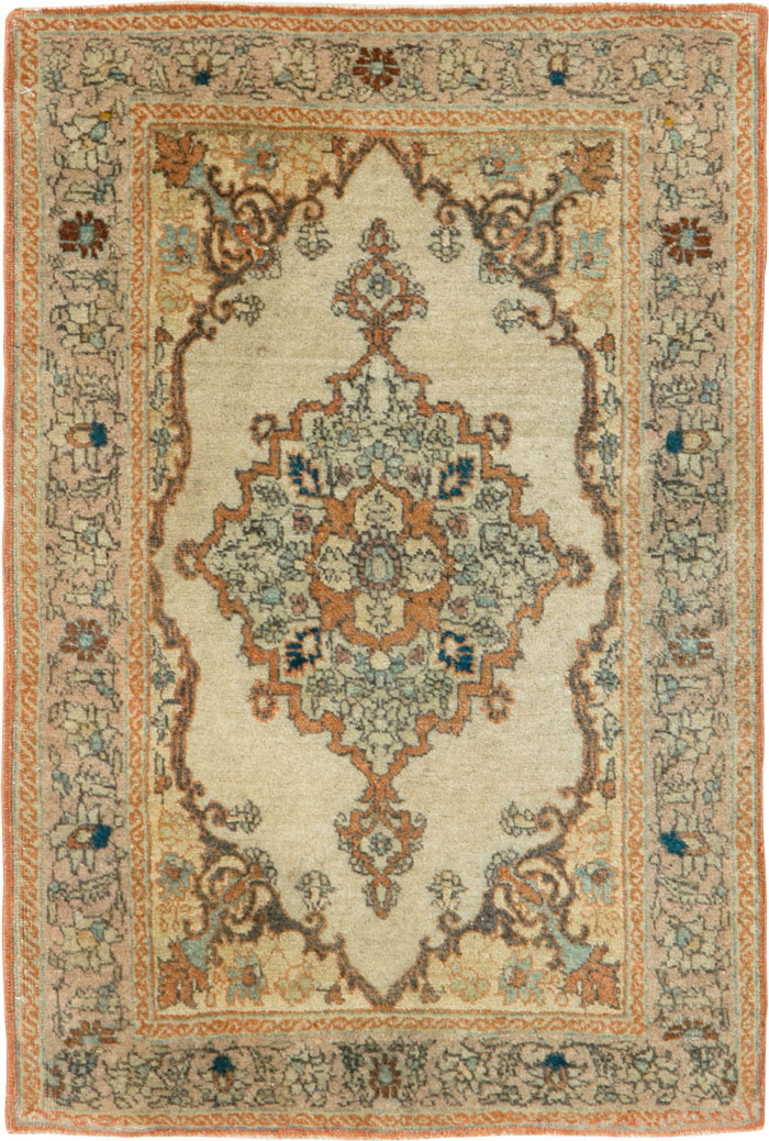 Antique Persian Tabriz Hagi Jalili Rug, No.25388 - Galerie Shabab