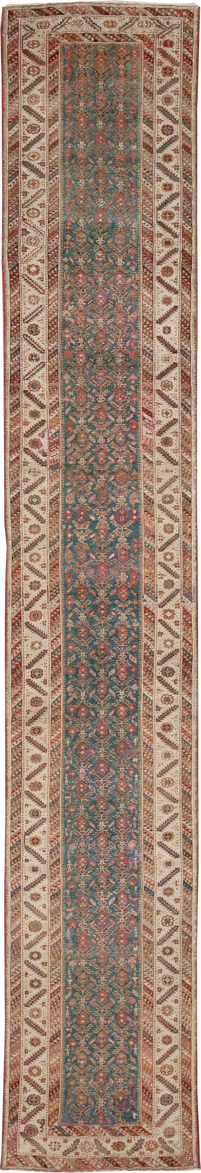 Antique Persian Malayer Long Runner, No.25389 - Galerie Shabab
