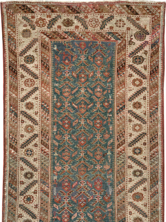 Antique Persian Malayer Long Runner, No.25389 - Galerie Shabab