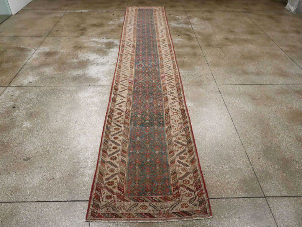 Antique Persian Malayer Long Runner, No.25389 - Galerie Shabab