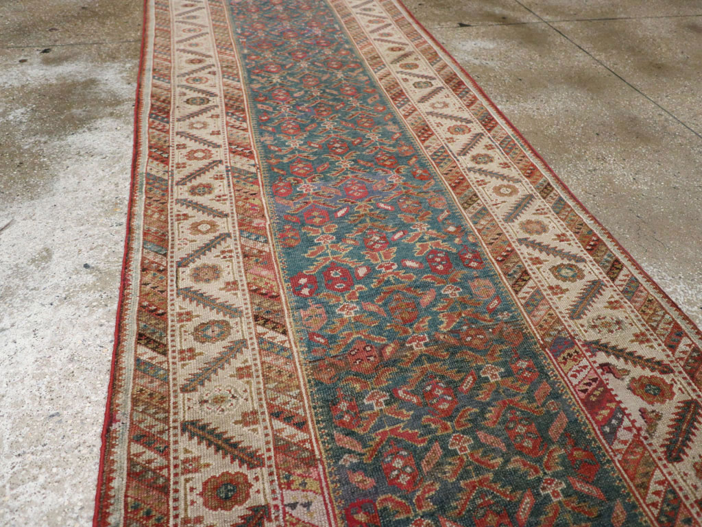 Antique Persian Malayer Long Runner, No.25389 - Galerie Shabab