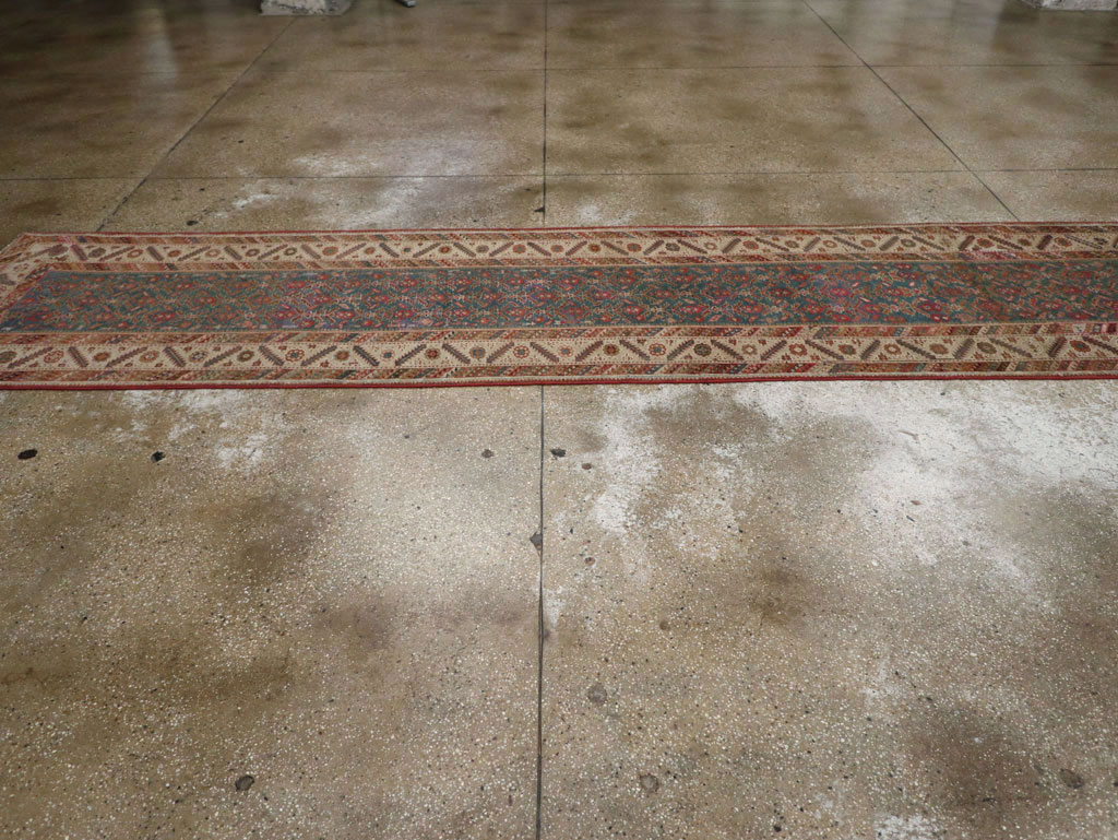 Antique Persian Malayer Long Runner, No.25389 - Galerie Shabab