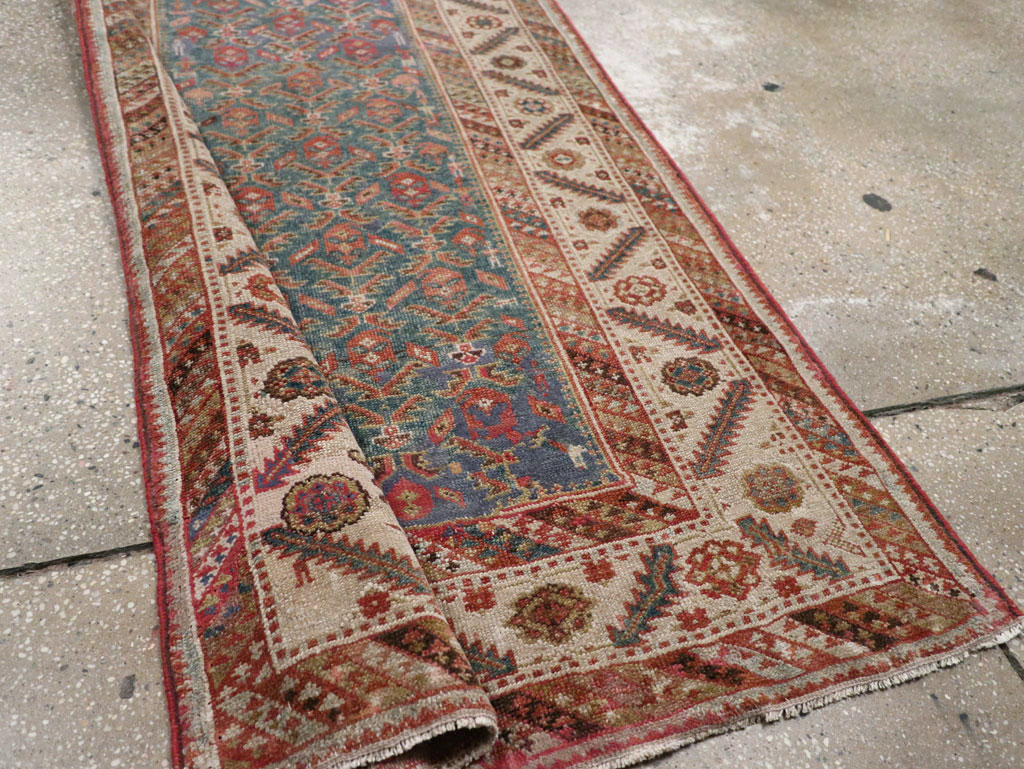 Antique Persian Malayer Long Runner, No.25389 - Galerie Shabab