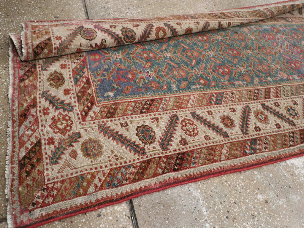Antique Persian Malayer Long Runner, No.25389 - Galerie Shabab