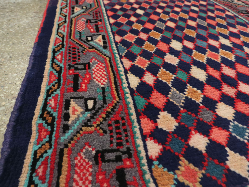 Vintage Persian Mahal Runner, No.25403 - Galerie Shabab