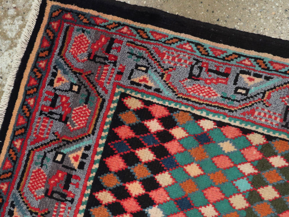 Vintage Persian Mahal Runner, No.25403 - Galerie Shabab