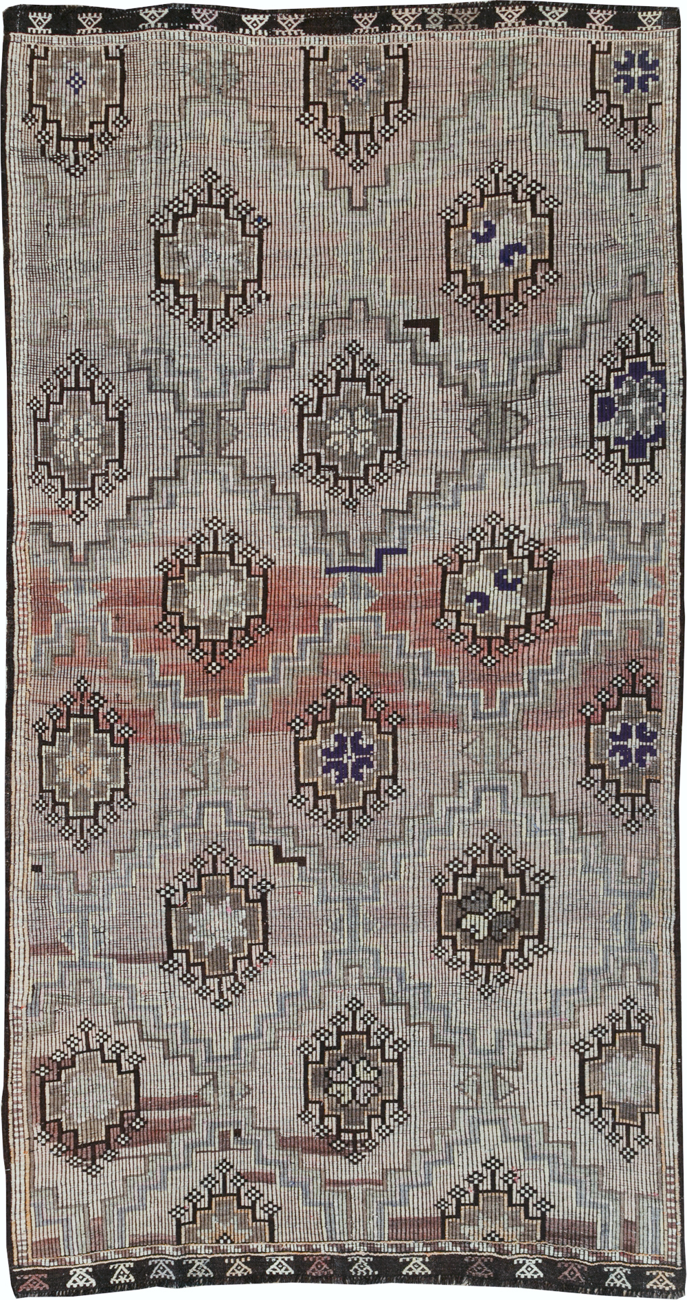 Vintage Turkish Flatweave, No.25410 - Galerie Shabab