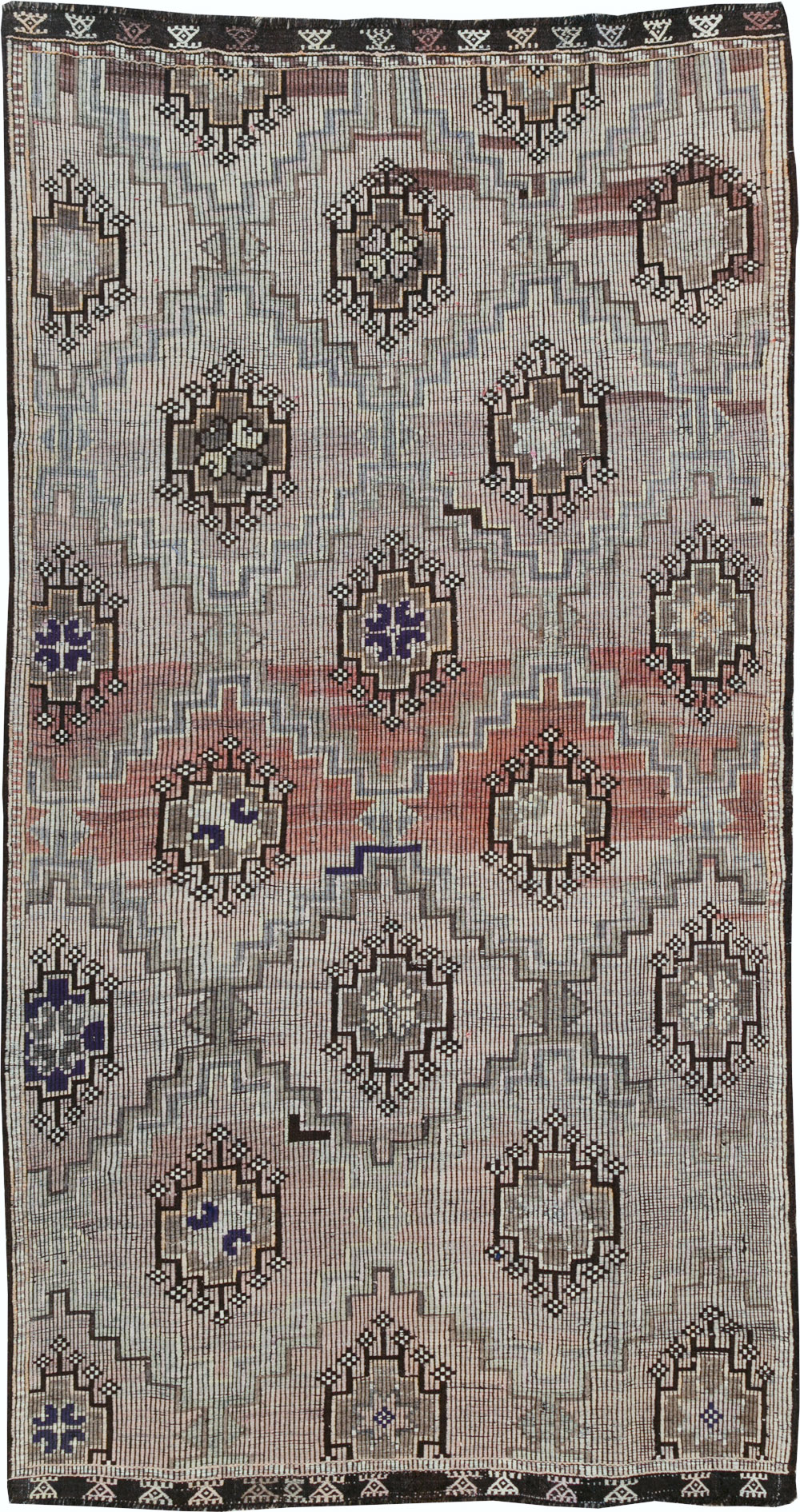 Vintage Turkish Flatweave, No.25410 - Galerie Shabab