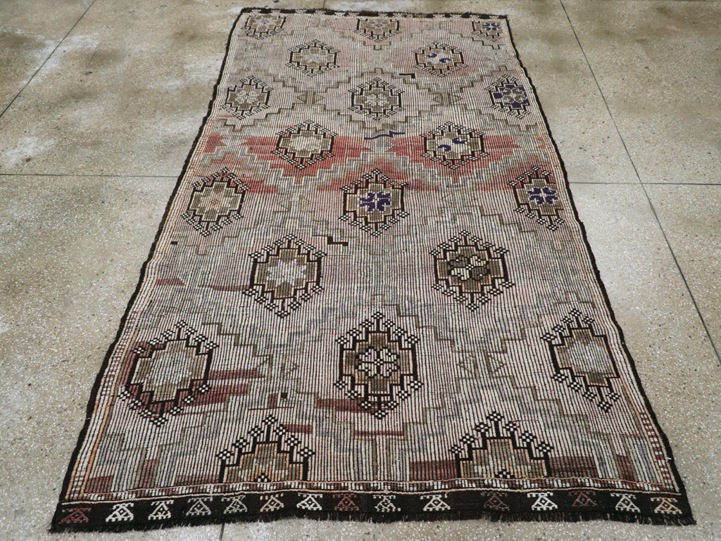 Vintage Turkish Flatweave, No.25410 - Galerie Shabab