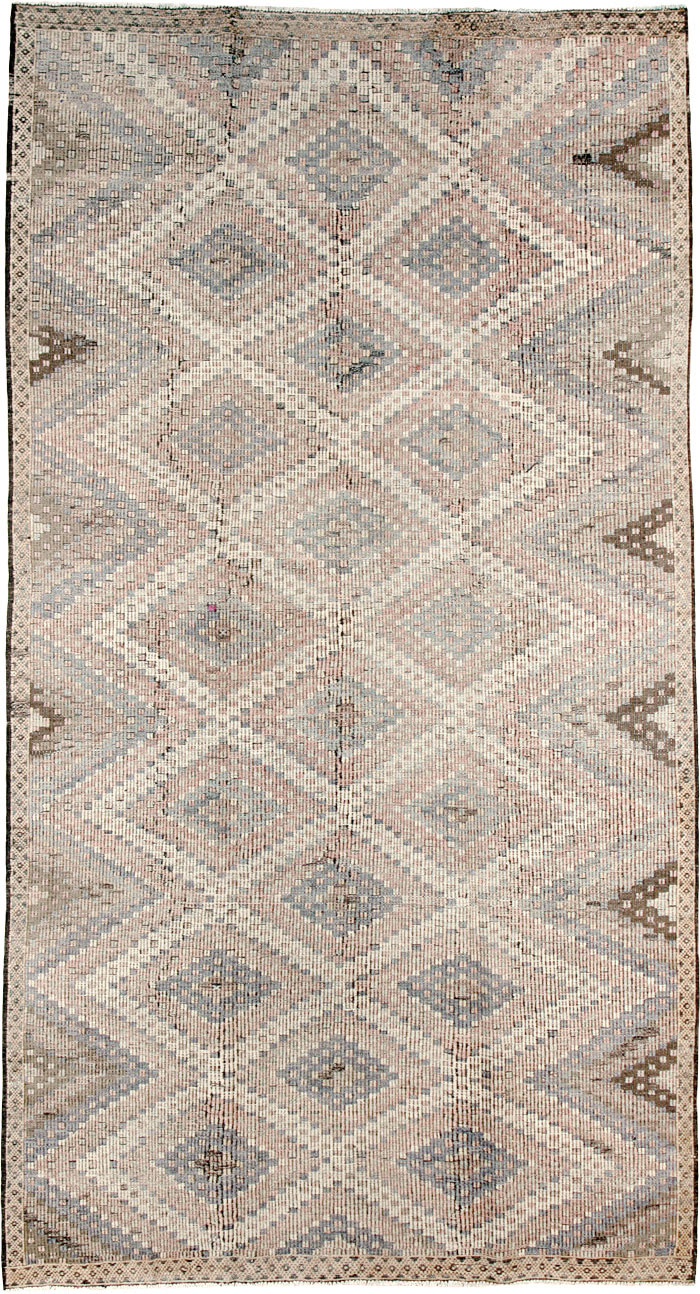 Vintage Turkish Kilim, No.25411 - Galerie Shabab