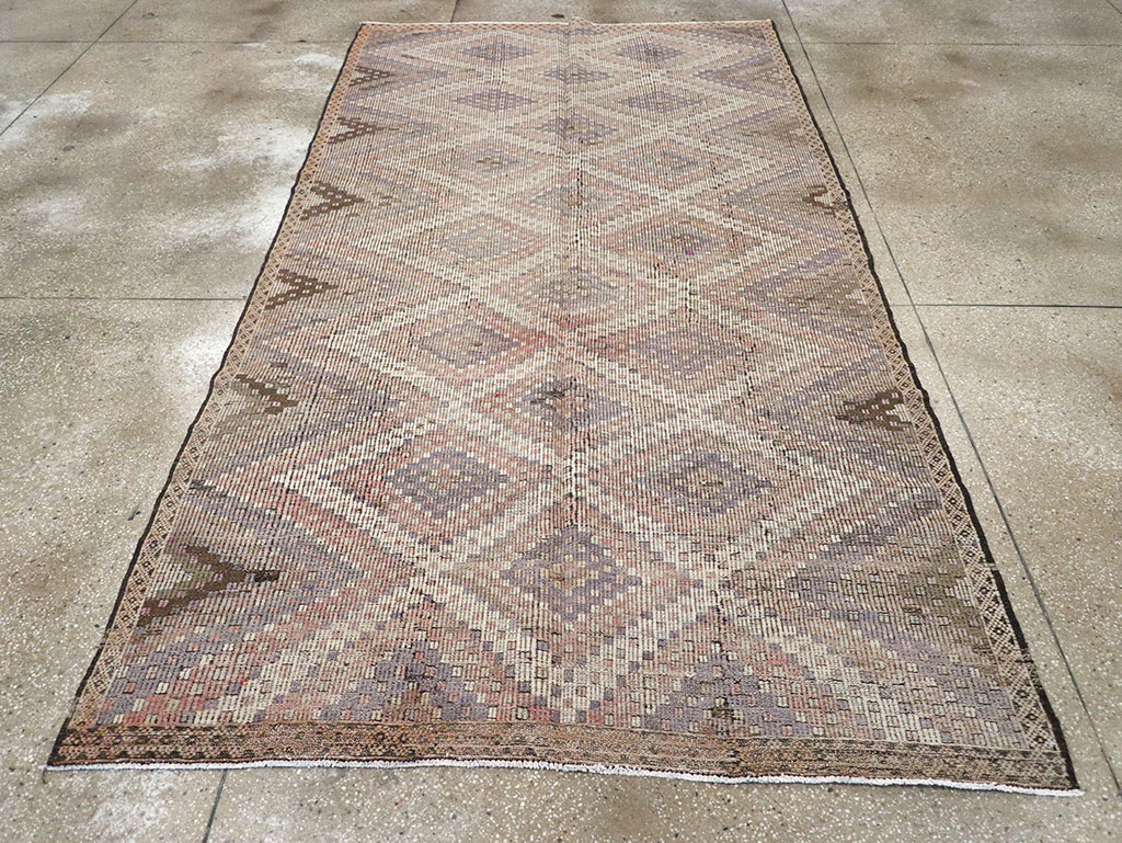 Vintage Turkish Kilim, No.25411 - Galerie Shabab