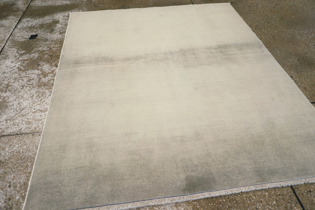 Vintage Persian Mashad Modernist Rug, No.25424 - Galerie Shabab