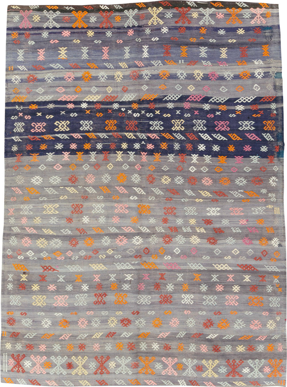 Vintage Turkish Kilim, No.25437 - Galerie Shabab