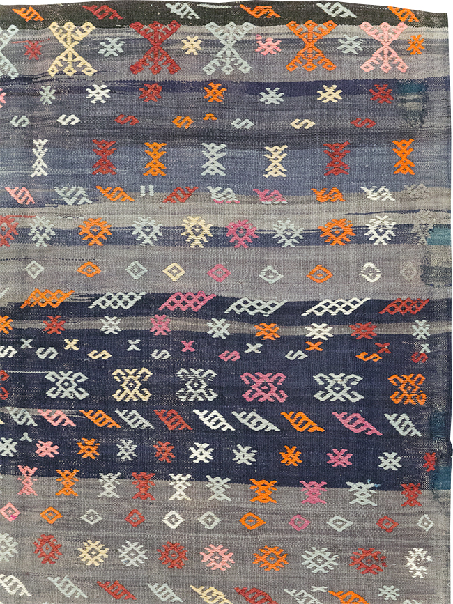 Vintage Turkish Kilim, No.25437 - Galerie Shabab