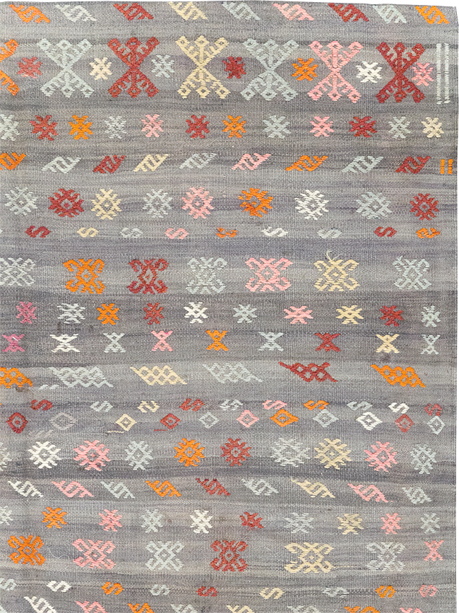 Vintage Turkish Kilim, No.25437 - Galerie Shabab