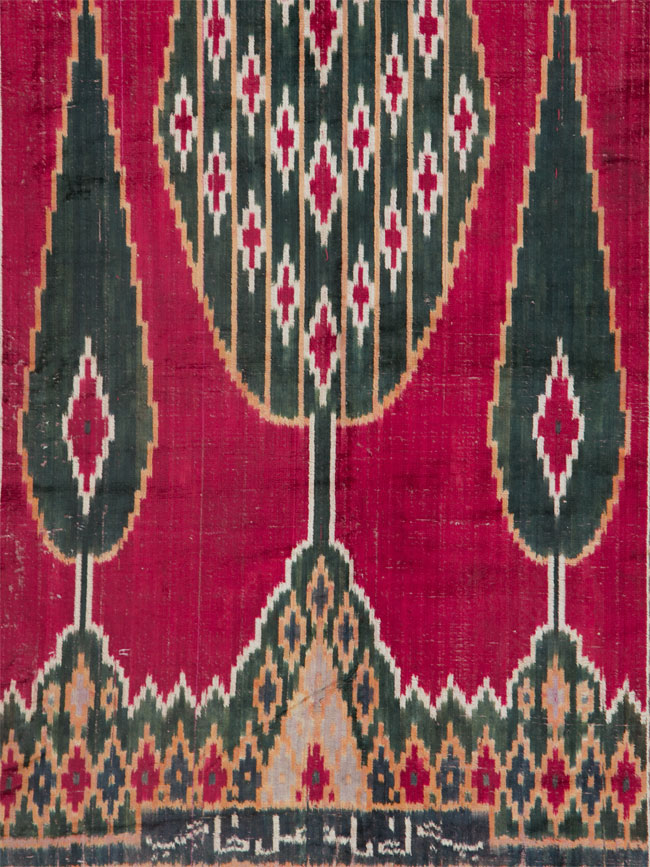 Antique Persian Yazd Silk Textile, No.25443 - Galerie Shabab