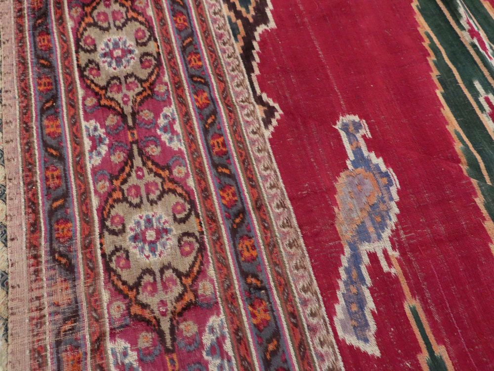 Antique Persian Yazd Silk Textile, No.25443 - Galerie Shabab