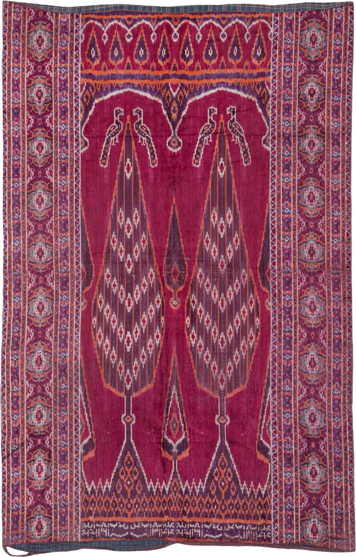 Antique Persian Yazd Silk Textile, No.25444 - Galerie Shabab