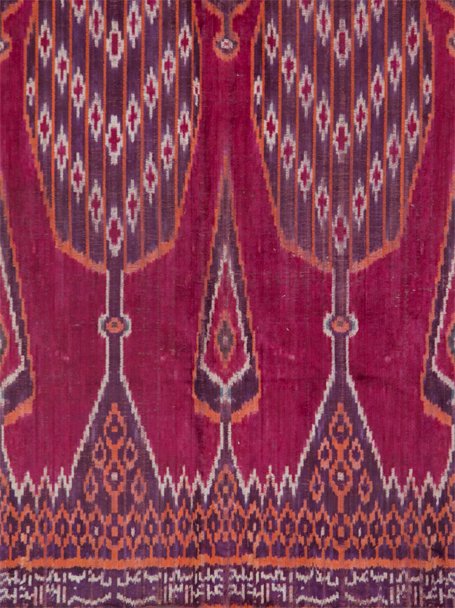 Antique Persian Yazd Silk Textile, No.25444 - Galerie Shabab