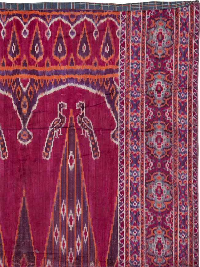 Antique Persian Yazd Silk Textile, No.25444 - Galerie Shabab