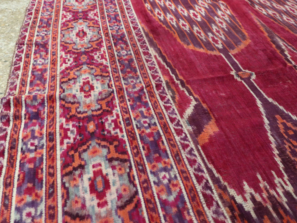 Antique Persian Yazd Silk Textile, No.25444 - Galerie Shabab