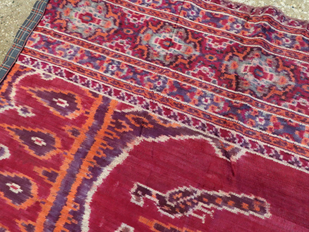 Antique Persian Yazd Silk Textile, No.25444 - Galerie Shabab